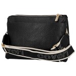 Trendy dámská koženková crossbody kabelka Anita, černá