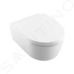 VILLEROY & BOCH - Avento Závěsné WC se sedátkem SoftClosing, DirectFlush, alpská bílá 5656HR01