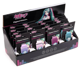 Digitální silikonové hodinky Hatsune Miku (mix)