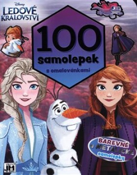 Ledové království - 100 samolepek s omalovánkami