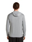 ICEBREAKER Mens 150 MerinoFine Ace LS Zip Hoodie, Proto Grey velikost: XXL