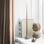 GEJST Magnetický svícen Molekyl 1 – Chrome, stříbrná barva, kov