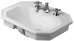 DURAVIT - 1930 Umyvadlo nábytkové 58x47 cm, s přepadem, 1 otvor pro baterii, bílá 0476580000