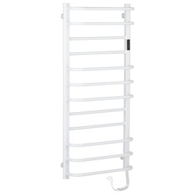 CERANO Elektrický sušák ručníků Ricardo, s displejem - 229 W - bílá lesklá - 1160x550 mm