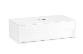 RAVAK - Step Umyvadlová skříňka SD, 100x54x31 cm, 1 zásuvka, bílá/bílá X000001429