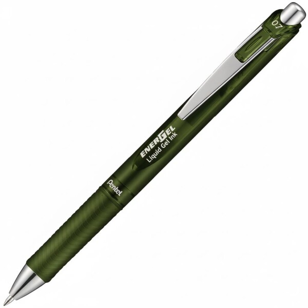 Pentel EnerGel BL77 gelový roller 0,7 mm olivově zelená