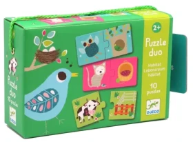 DJECO Puzzle Zvířecí domečky