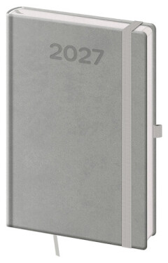 Diář 2027 týdenní A5 Print Pop - šedá