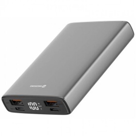 Swissten 22013912 10000 mAh černá / Power Bank / 12V / 3A / USB-C USB micro-USB (22013915)