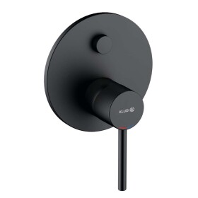 KLUDI - Bozz Baterie pod omítku pro 2 spotřebiče, matná černá 387593976