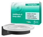 HANSGROHE - AddStoris S Mýdlenka s držákem, matné sklo/matná černá 41766670