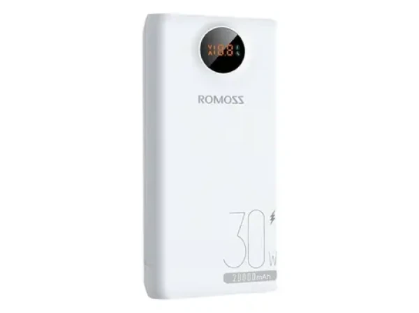 Romoss SW20S Pro 20000mAh bílá / Powerbanka / 30W / 2x USB-A + 1x USB-C + 1x Lightning + 1x microUSB (PSW20-392-1133H)