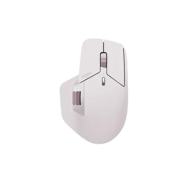 Rapoo MT760M Multi-mode růžová / bezdrátová laserová myš / 4000 DPI / 10 tlačítek / 2.4GHz (6940056125323)