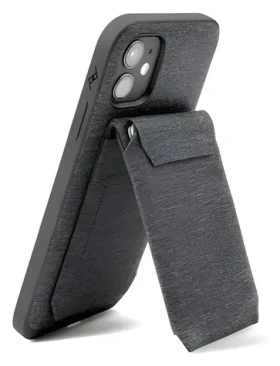 Peak Design Mobile Wallet Stand tmavě šedá / Peněženka na telefon / se stojánkem (M-WA-AB-CH-1)