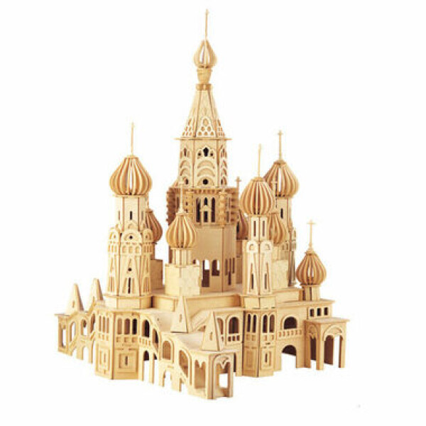 Woodcraft Dřevěné 3D puzzle kostel Petersburg