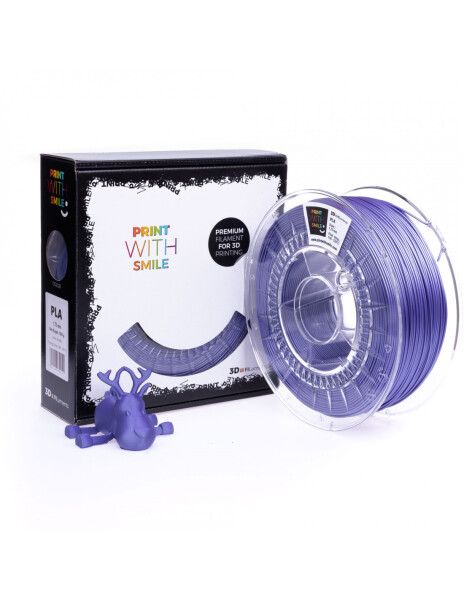 PLA SATIN filament Violet 1,75 mm Print With Smile 1kg