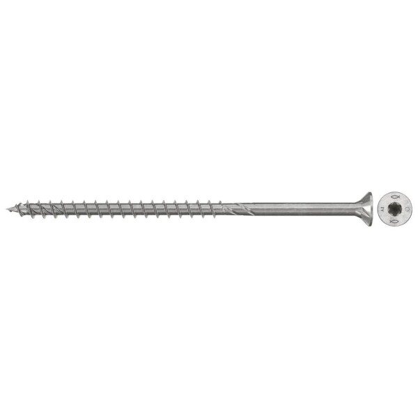 Fischer 574047 šrouby do dřevotřísky 5 mm 120 mm TX Nerezová ocel 100 ks