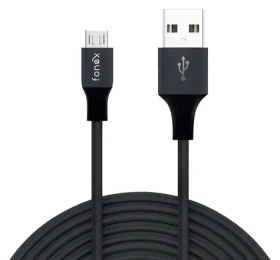 Fonex Speed Charge černá / Nabíjecí kabel / USB-A - Micro USB / 12 W / 1 m