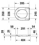 DURAVIT - Starck 3 WC sedátko, bez poklopu, bílá 0062610000