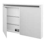 Dřevojas - Dvoudveřová galerka AIR GA2OE 120 - M01 Bílá mat 239787
