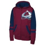 Outerstuff Dětská mikina Colorado Avalanche NHL Face Off Fz Flc Hd Velikost: Dětské S (122 – 134)