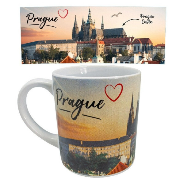 Hrnek Pražský hrad bílý 250 ml