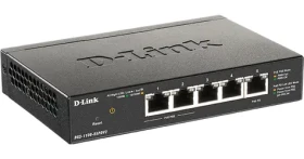 D-Link DGS-1100-05PDV2 / 5-Port Gigabit PoE Smart Switch / napájen přes PoE / 2x PoE porty (DGS-1100-05PDV2)