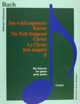 Johann Sebastian Bach: Das wohltemperierte Klavier II