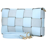 Nadčasová dámská koženková crossbody kabelka LB Melinda, modrá