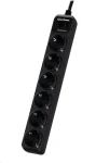 CyberPower B0620SC0-DE černá / Přepěťová ochrana / 6 zásuvek / vypínač / 1.8 m (B0620SC0-DE)