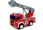 Mamido Hasičský vůz s natahovacím mechanismem a žebříkem, červený 1:20 se zvukem