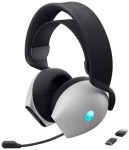 DELL Alienware AW725H bílá / Herní headset s mikrofonem / ANC / BT / 2.4GHz / USB-C (545-BBFV)