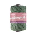 Myboshi Makramee bavlněná příze 4 mm - zelená 50 m