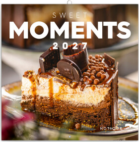 Kalendář 2027 poznámkový: Sladké chvilky, 30 x 30 cm