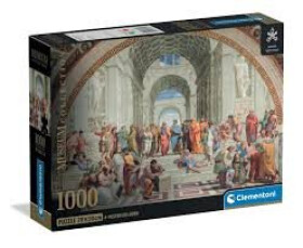 Puzzle Vatikánská muzea: Athénská škola 1000 dílků