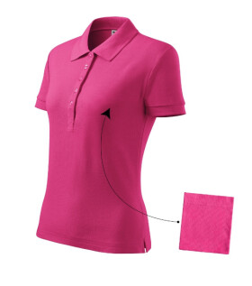 Cotton polokošile dámská purpurová XL
