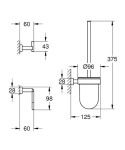GROHE - Essentials Cube Sada doplňků, chrom 40757001