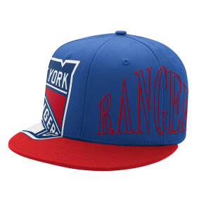 Starter Pánská kšiltovka New York Rangers NHL Big Fan Flat Brim