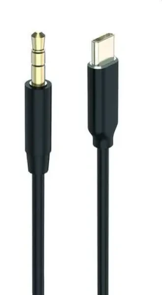 2GO 797219 černá / Audio kabel / 3.5mm / USB-C / 1 m (797219)