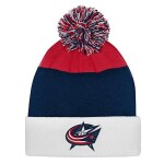 Outerstuff Dětská zimní čepice Columbus Blue Jackets NHL Essentials Cuffed Knit W Pom