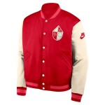 Nike Pánská bunda San Francisco 49ers NFL Rewind Legacy Bomber Cream Velikost: XL