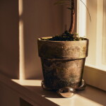 Ferm Living Podložky pod květináč Nube Silver – set 4 ks, stříbrná barva, keramika