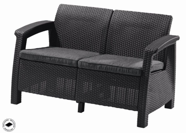 Keter CORFU LOVE SEAT - grafit