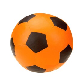 FRONTI Sedací vak - míč 110 cm - oranžová + čokoláda