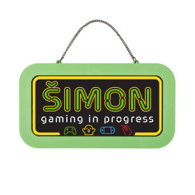 Neonová cedulka se jménem - Šimon - Albi