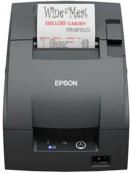 Epson TM-U220IIB tmavě šedá / Pokladní jehličková tiskárna / Paralelní / automatický řezač (C31CL27102P0)