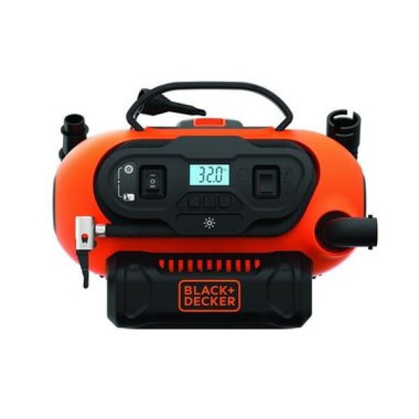 BlackDecker BDCINF18N / Aku Bezolejový kompresor / 12V nebo 230 V / Max. tlak 11 bar / bez Aku (BDCINF18N)