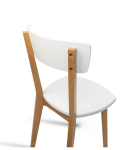 MURDIA trade s.r.o. Jídelní židle TOR - buk černý/bílá