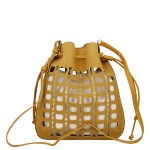 Moderní dámská kabelka Vaka, žlutá