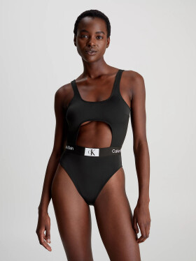 Dámské jednodílné plavky KW0KW02357 BEH černé - Calvin Klein S